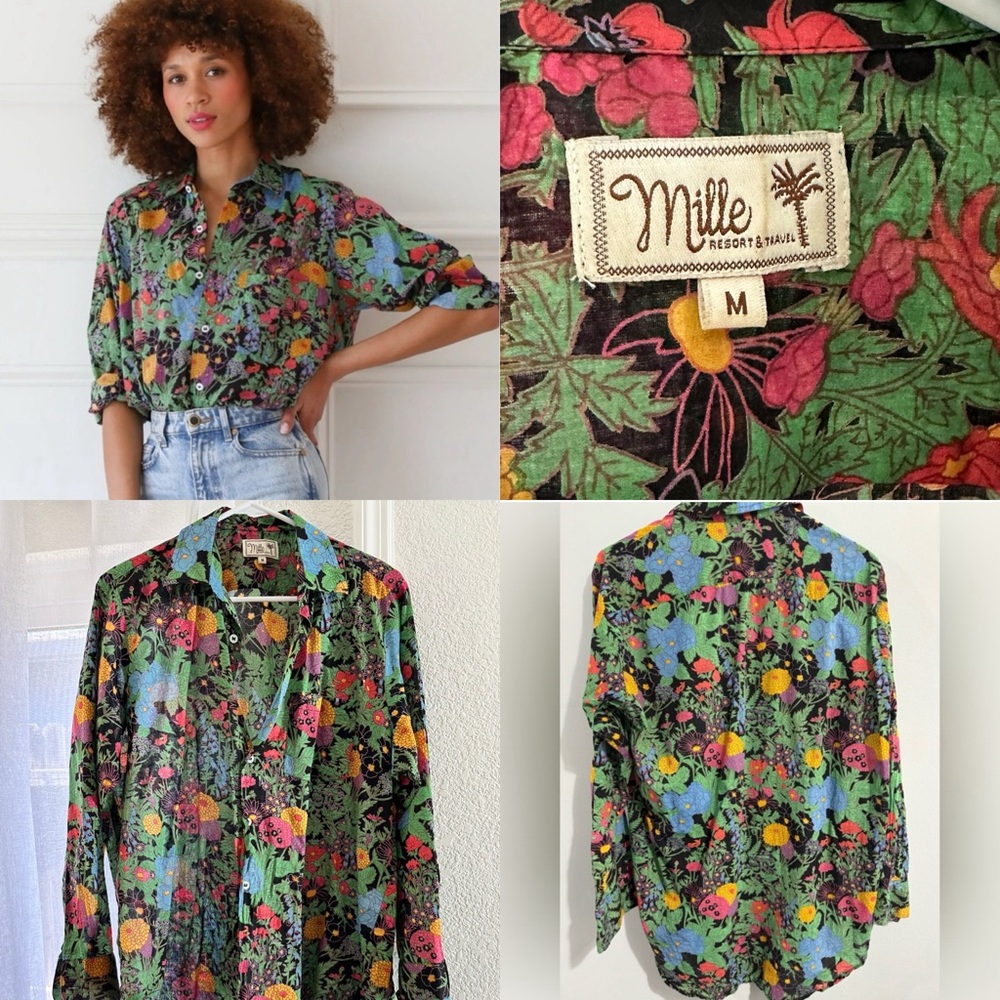 Mille Women's Floral Top - Multicolor